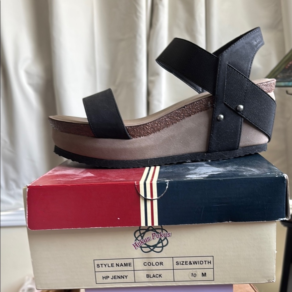 Hocus Pocus Black Platform Shoes with Elevated Comfort